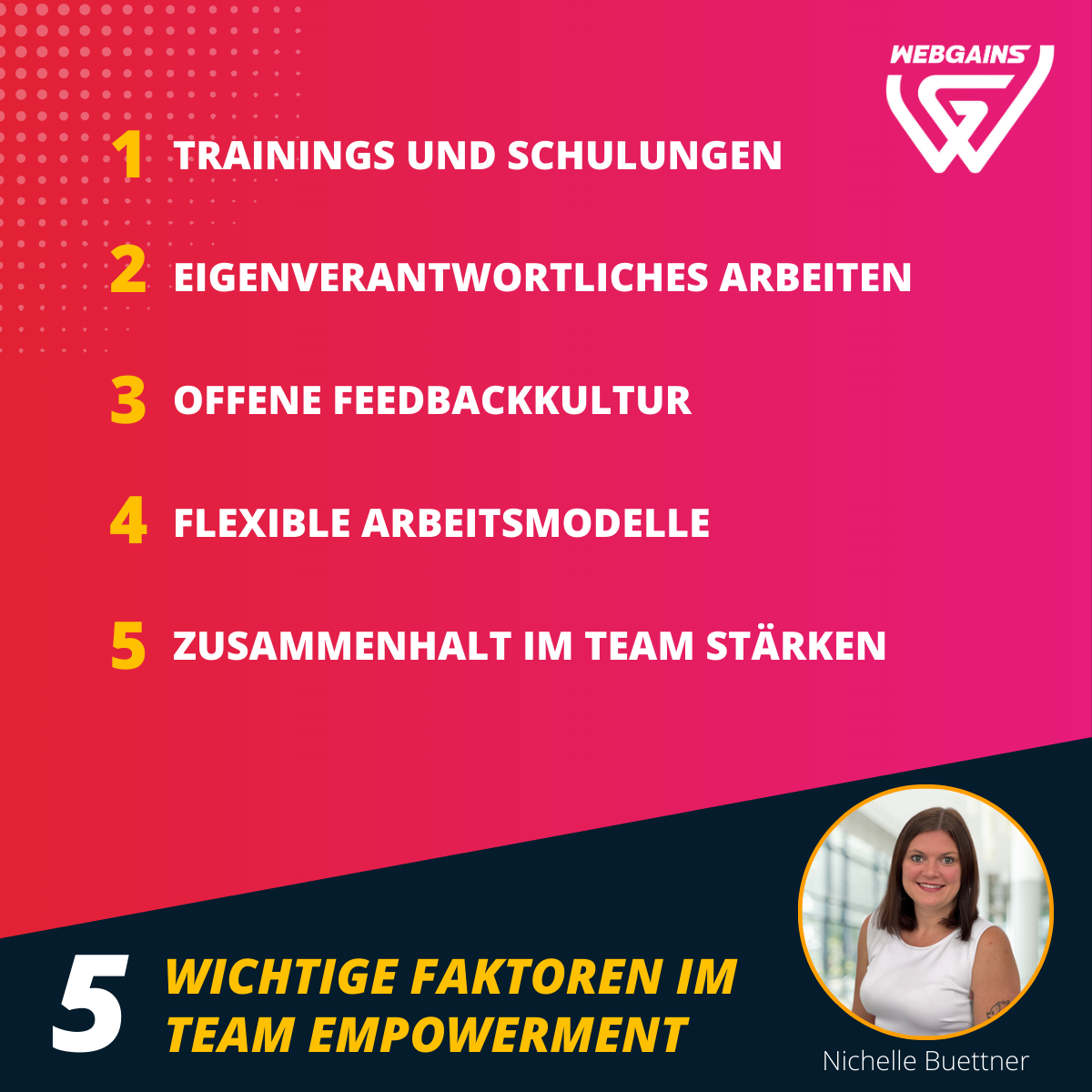 Team Empowerment Der Schlüssel zur Erfolgskultur bei Webgains WEBGAINS