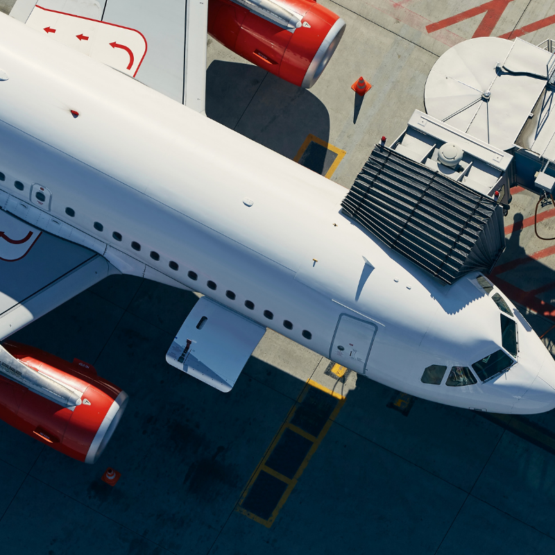 travel grid 6 A plane getting ready for its next flight