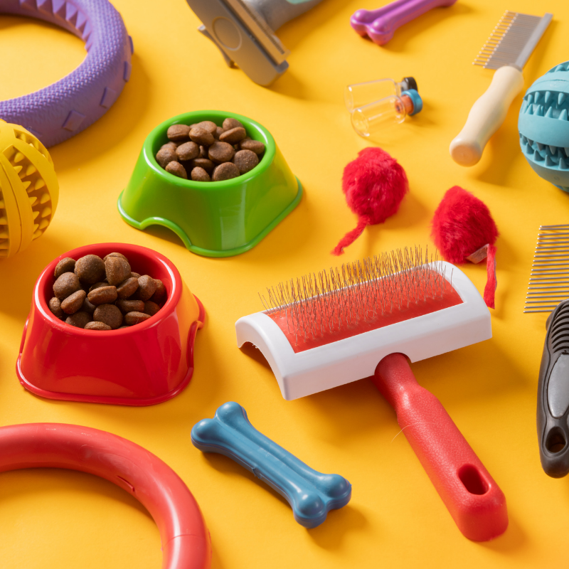 pets grid 2 various pet foods, toys and products